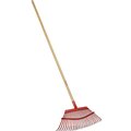 Corona Tools CORONA Leaf Rake, Steel Tine, 25Tine, Wood Handle, 54 in L Handle RK 62001